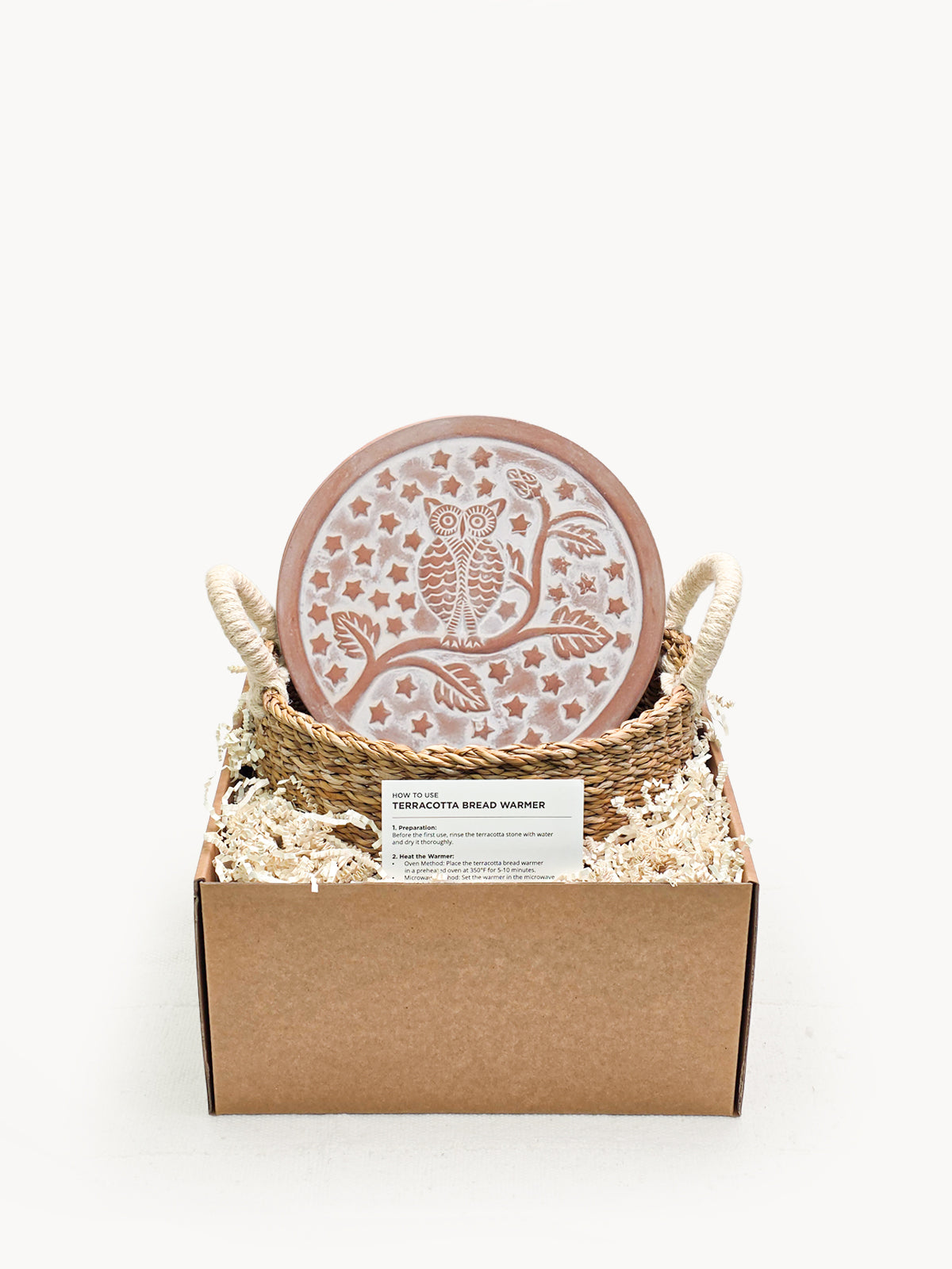 Bread Warmer & Basket - Owl Round-0