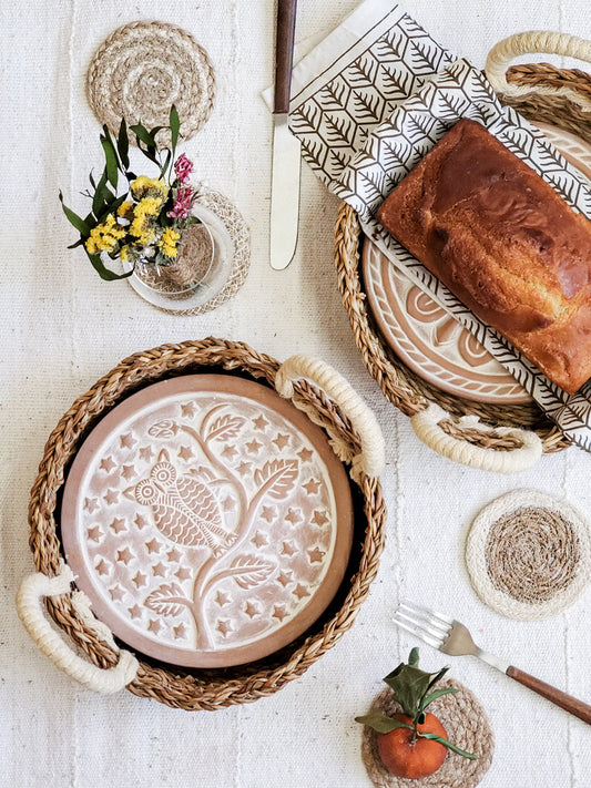 Bread Warmer & Basket - Owl Round-1